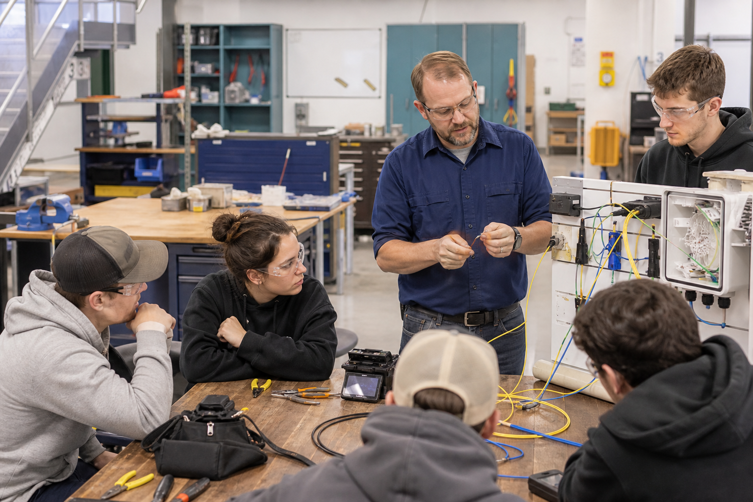Vocational training workshop at Anchor Library